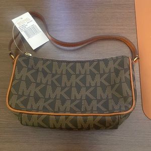 Michael Kors small monogram shoulder bag